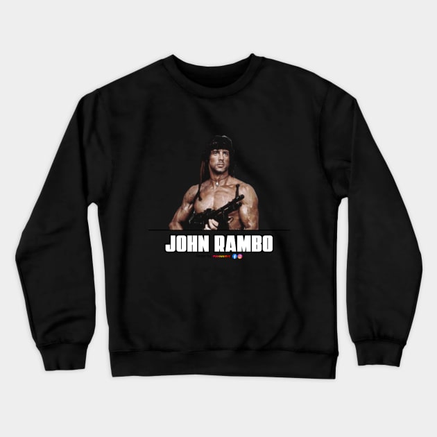 John Rambo2 Crewneck Sweatshirt by PjesusArt
